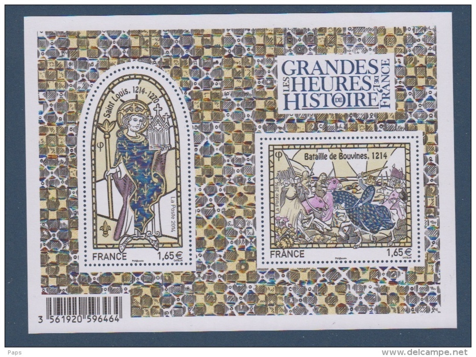 2014-N°F4857** (4857/4858) SAINT LOUIS-BATAILLE DE BOUVINES - Nuovi