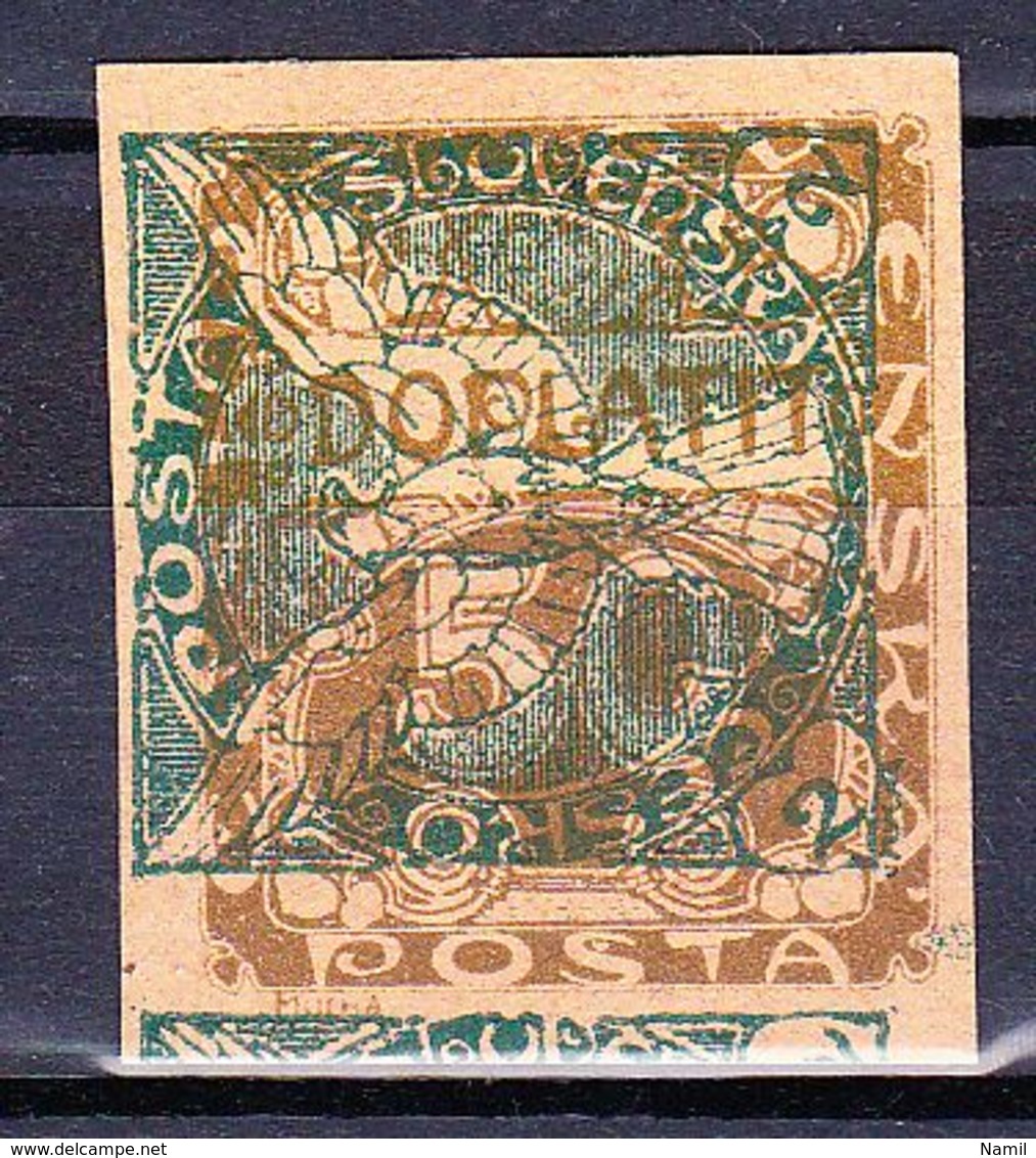 (*) Tchécoslovaquie 1919 Mi D 8 Nach 13 (Yv TT 8 Sur TPJ 1), - Proofs & Reprints