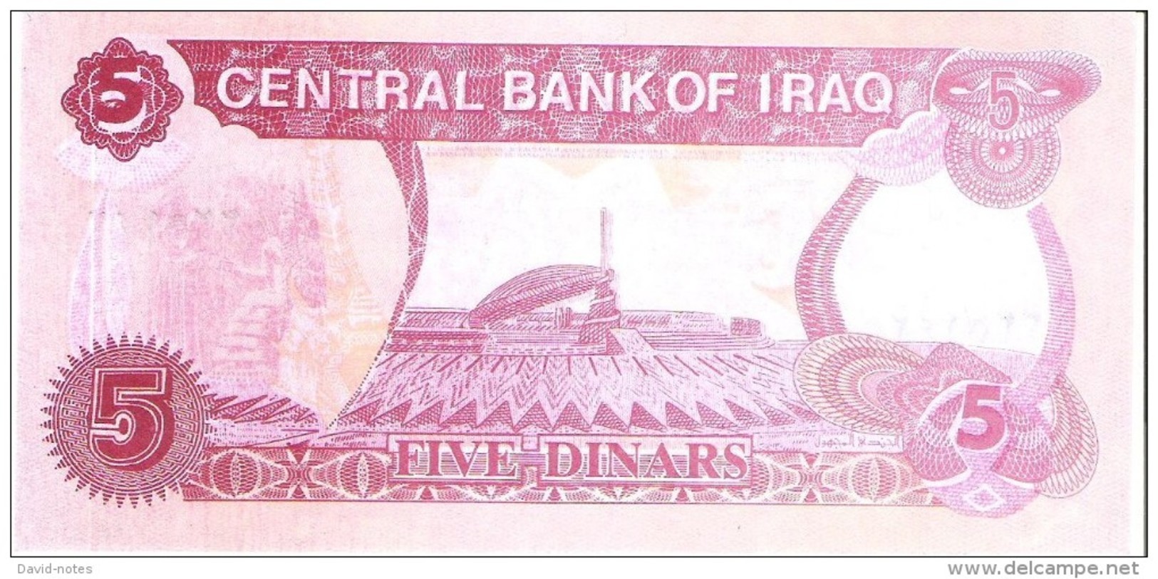 Iraq - Pick 80 - 5 Dinars 1992 - Unc - Iraq