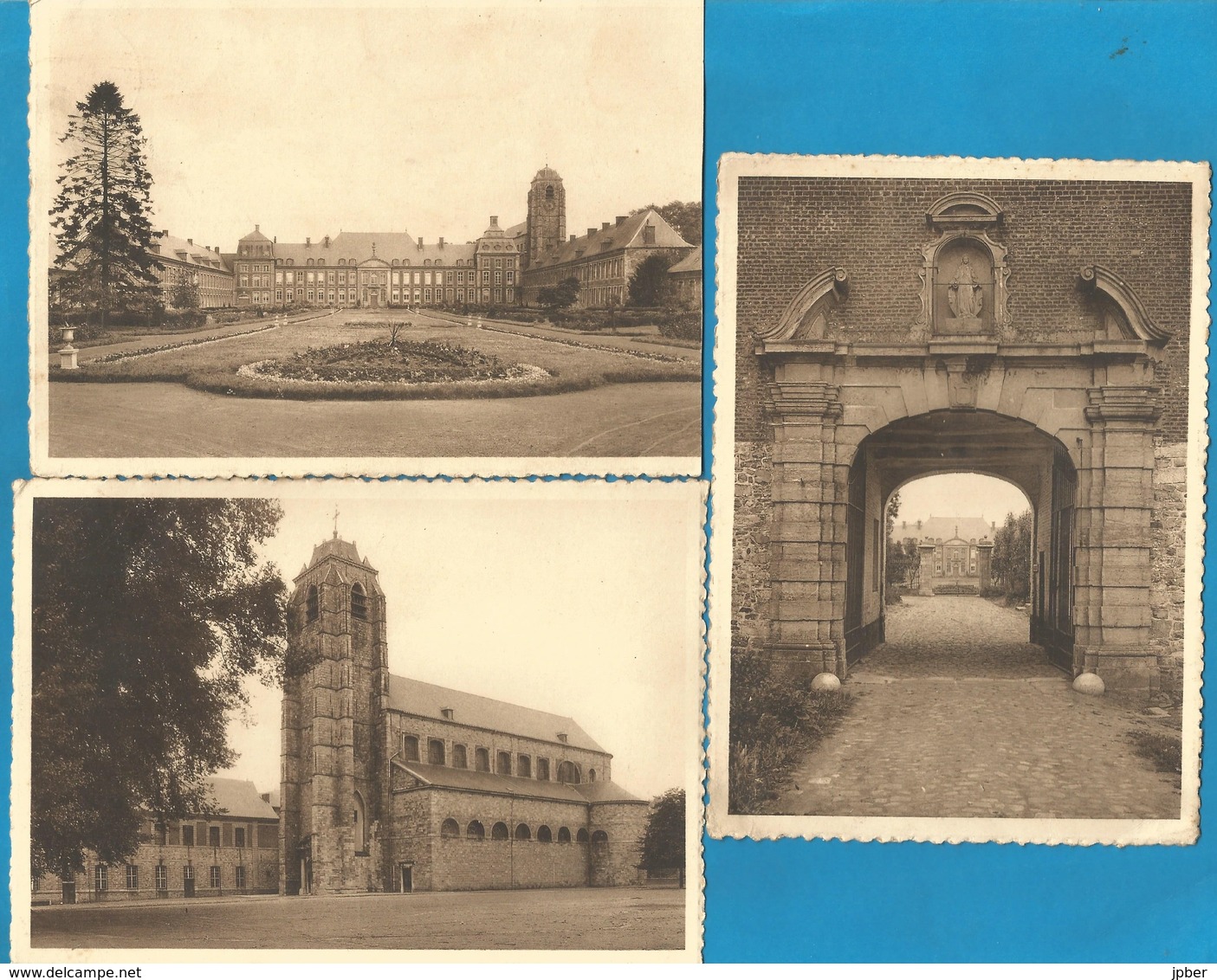 (G034) BONNE-ESPERANCE - 12 CP Nels - Abbaye, Séminaire, Escaliers, Cuisines - Ferme Jurion - Estinnes