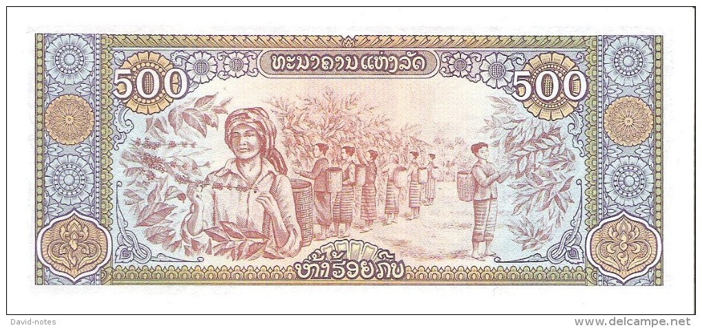 Laos - Pick 31 - 500 Kip 1988 - Unc - Laos