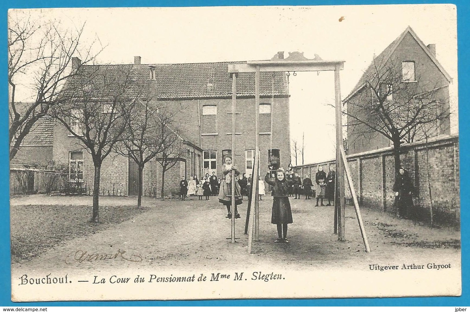 (G036) BOECHOUT (Bouchout-lez-Lierre) - Cour Du Pensionnat De Mme M. SLEGTEN - Lier