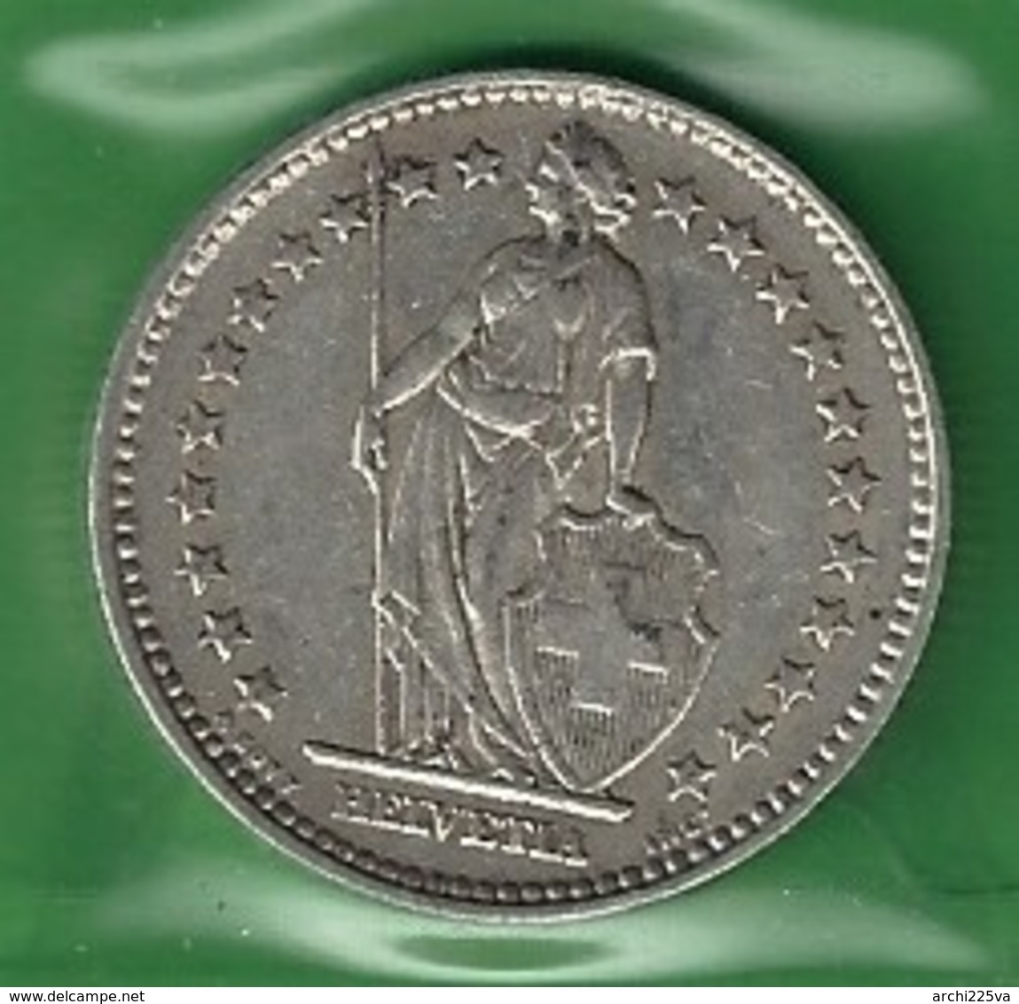 SVIZZERA 1921 - Helvetia - 2 Fr / CHF - BB / SPL  - Argento / Argent / Silver - Confezione In Bustina - Altri & Non Classificati