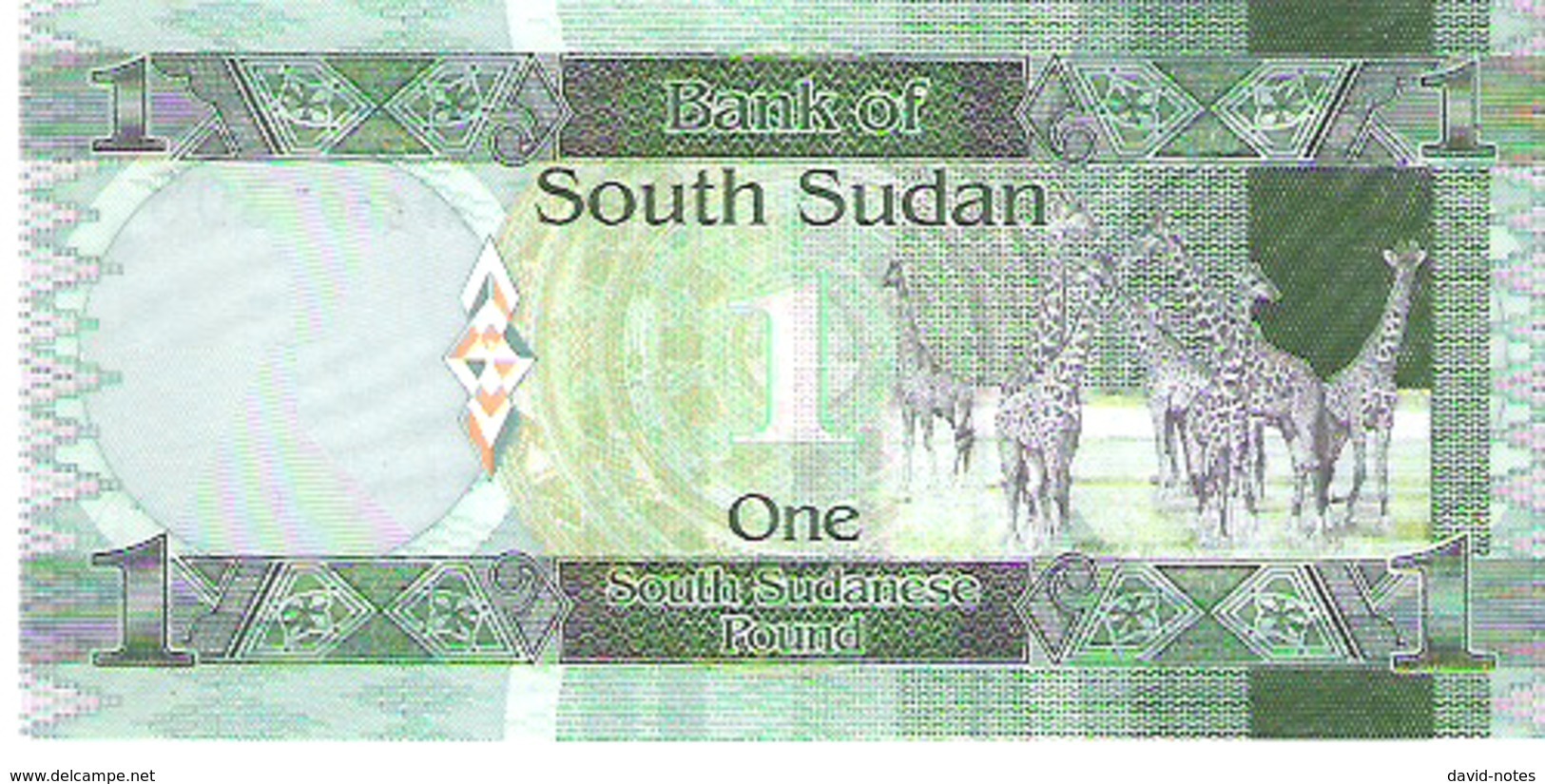 South Sudan - Pick 5 - 1 Pound 2011 - Unc - South Sudan