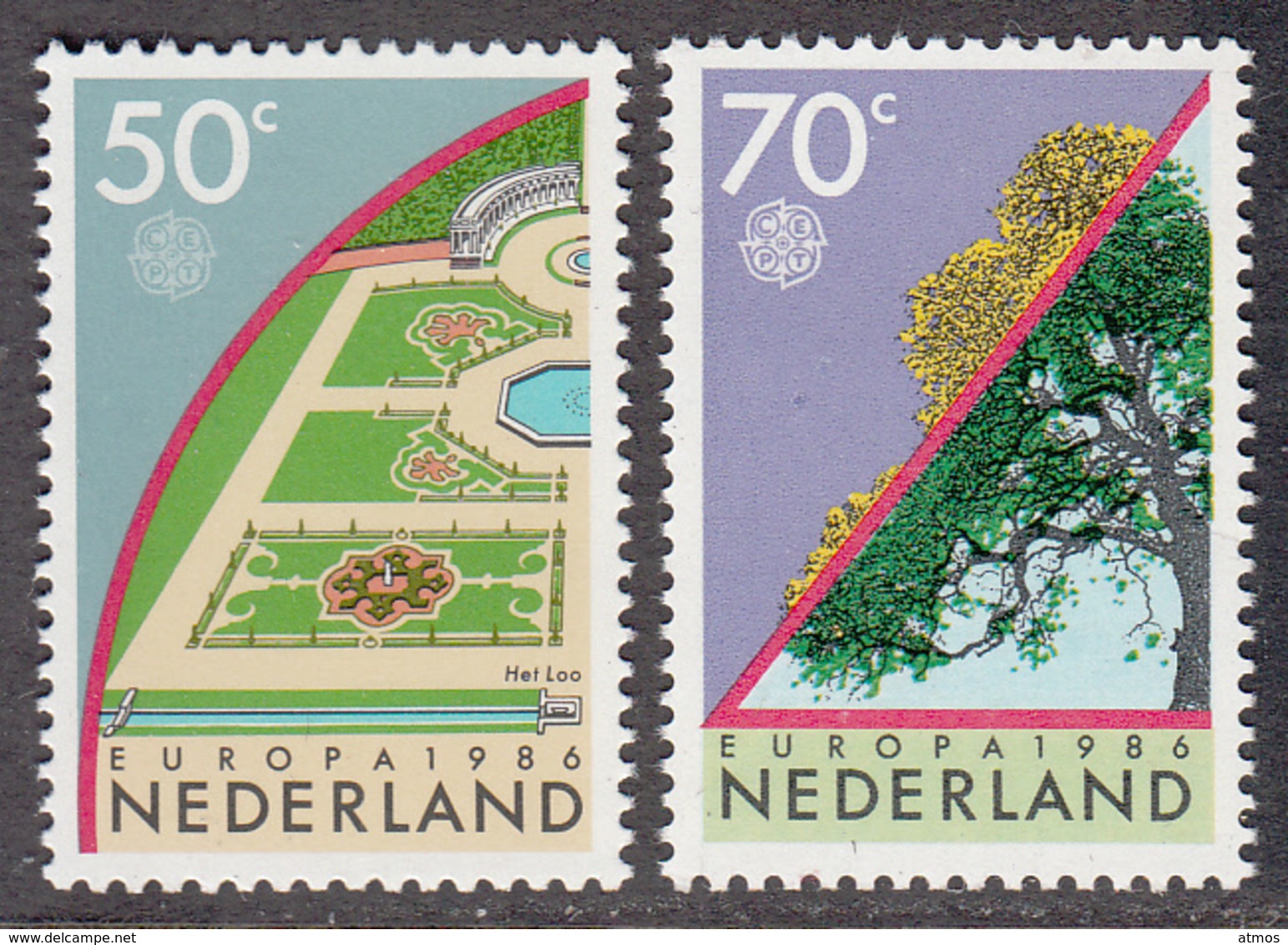The Netherlands MNH NVPH Nr 1353/54 From 1986 / Catw 1.20 EUR - Ongebruikt