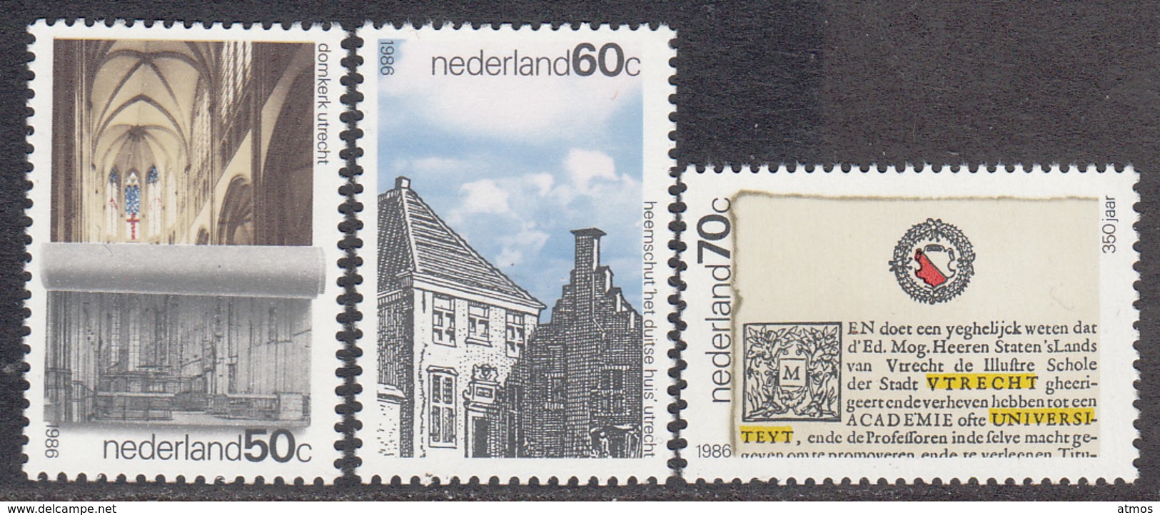 The Netherlands MNH NVPH Nr 1355/57 From 1986 / Catw 1.80 EUR - Ungebraucht