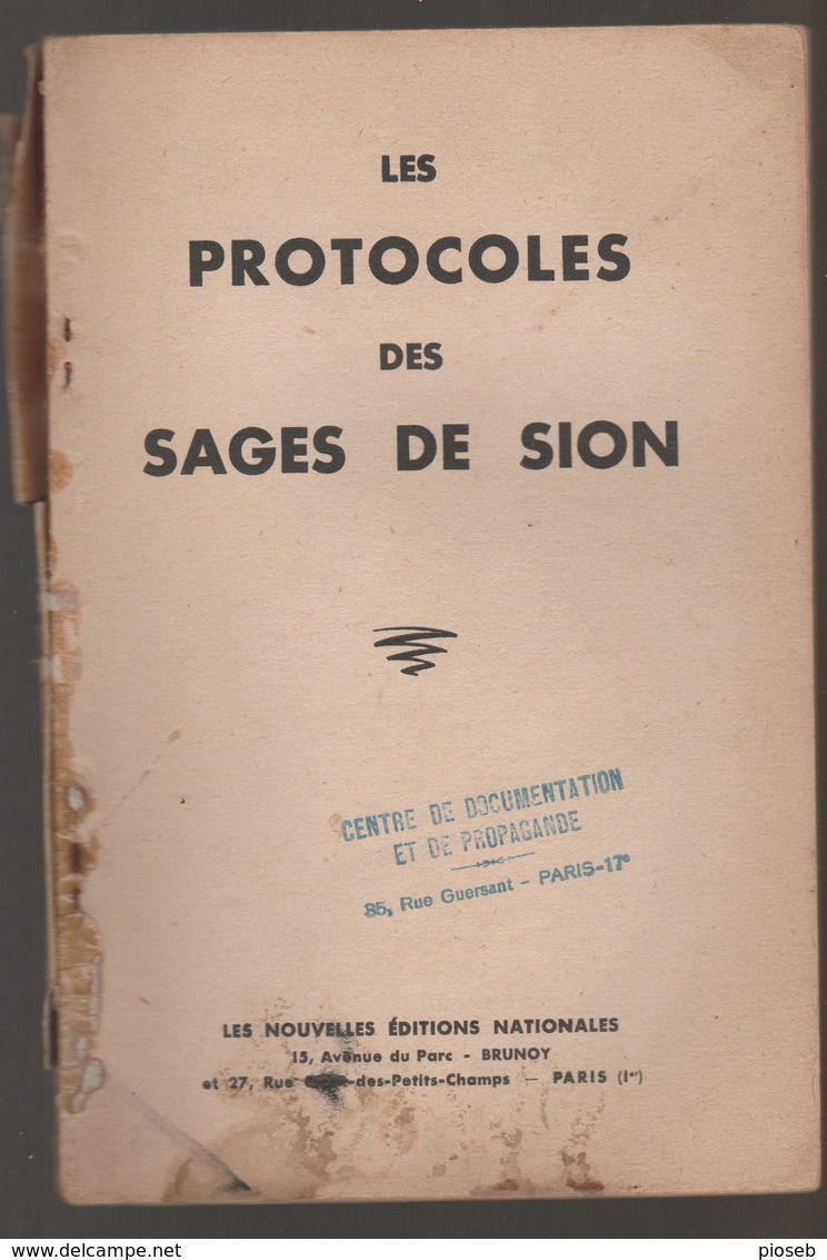 Le Péril Juif Les Protocoles Des Sages De Sion - Other & Unclassified