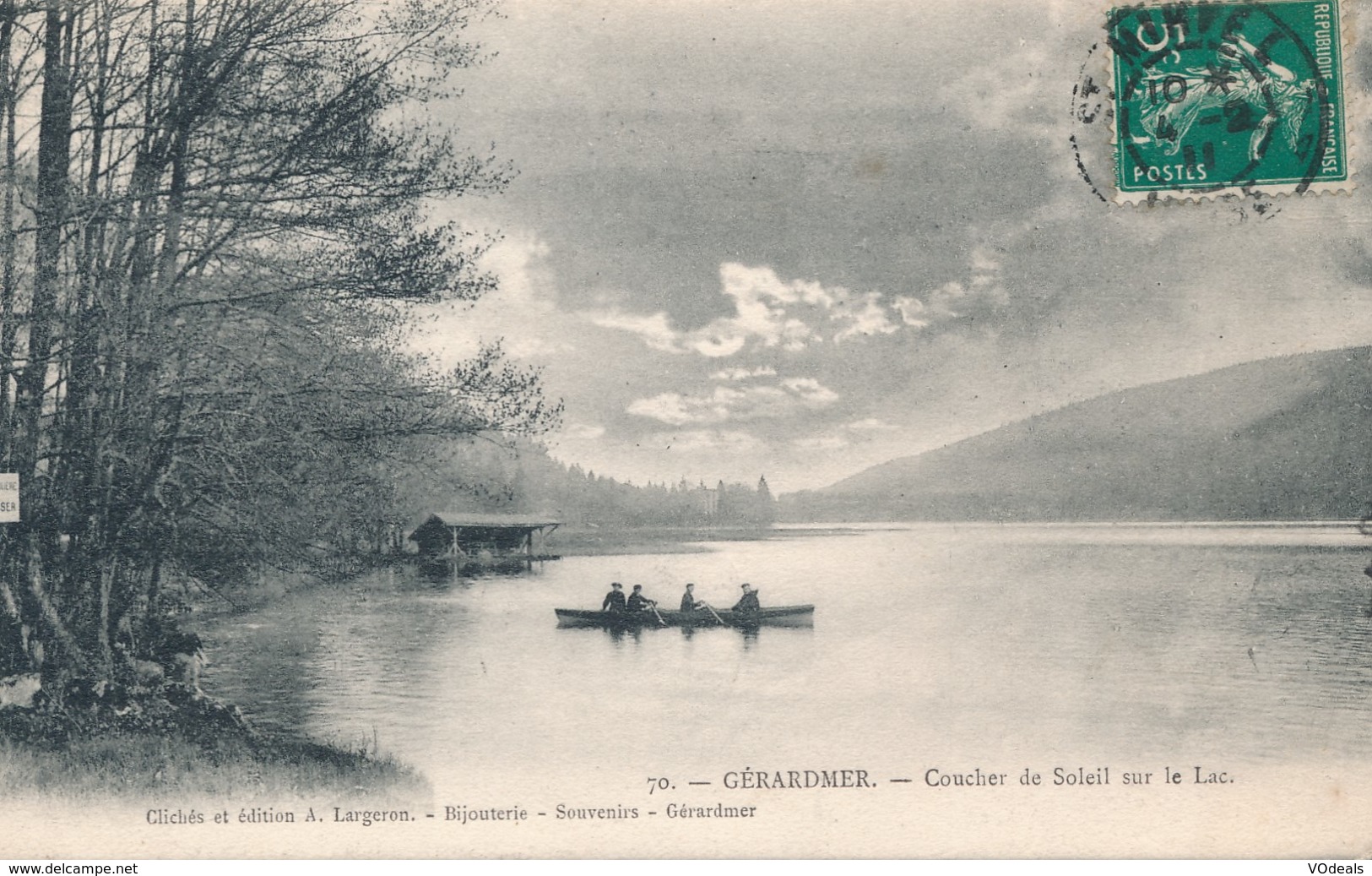 CPA - France - (88) Vosges - Gèrardmer - Coucher De Soleil Sur Le Lac - Gerardmer