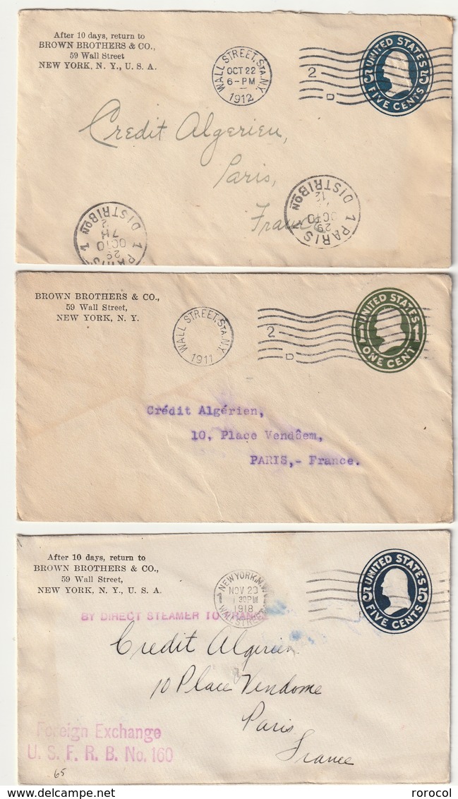 LOT ENTIER POSTAL - 1901-20