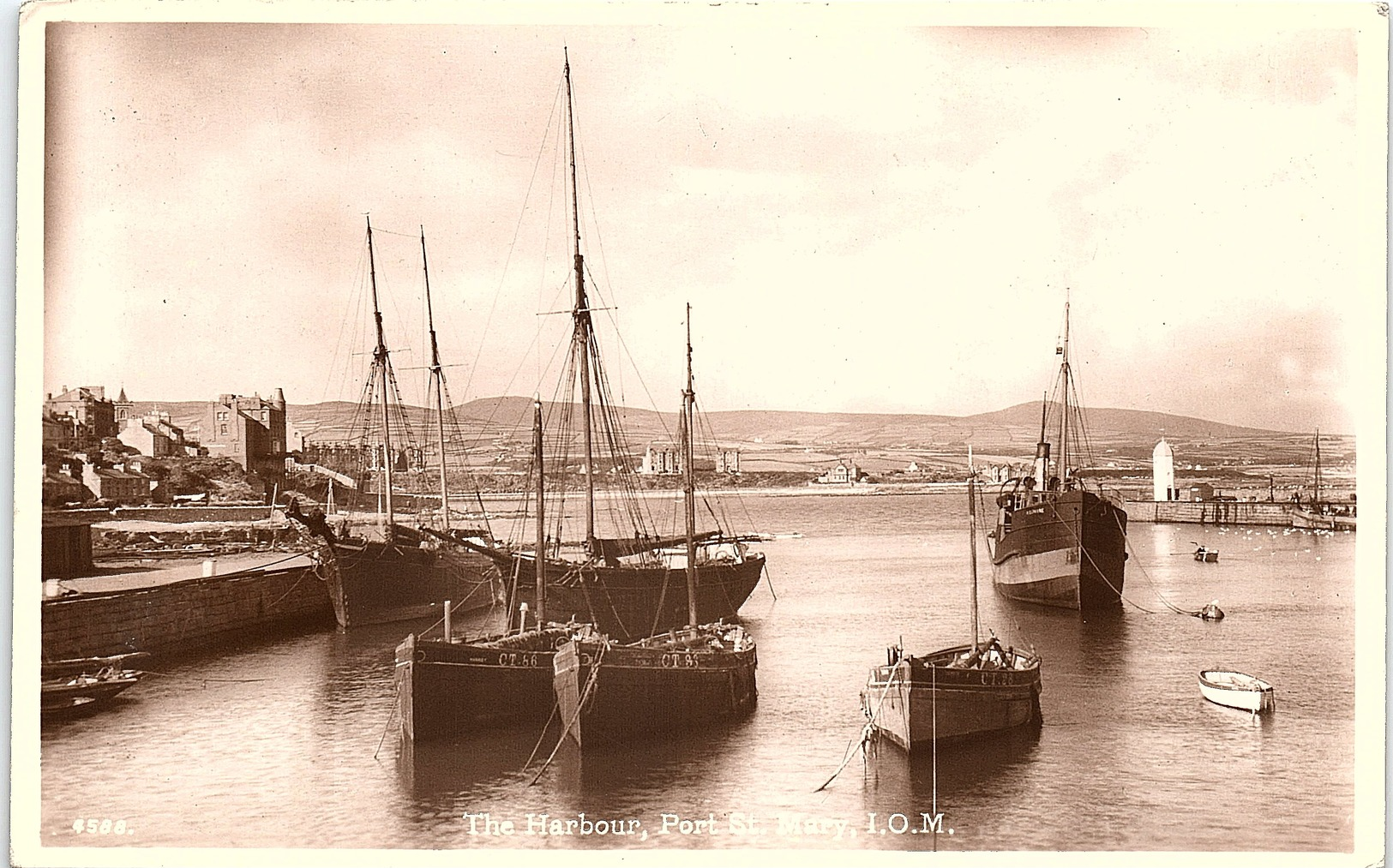 Sailing Boats In The Harbour, Port St. Mary. Isle Of Man - Isle Of Man