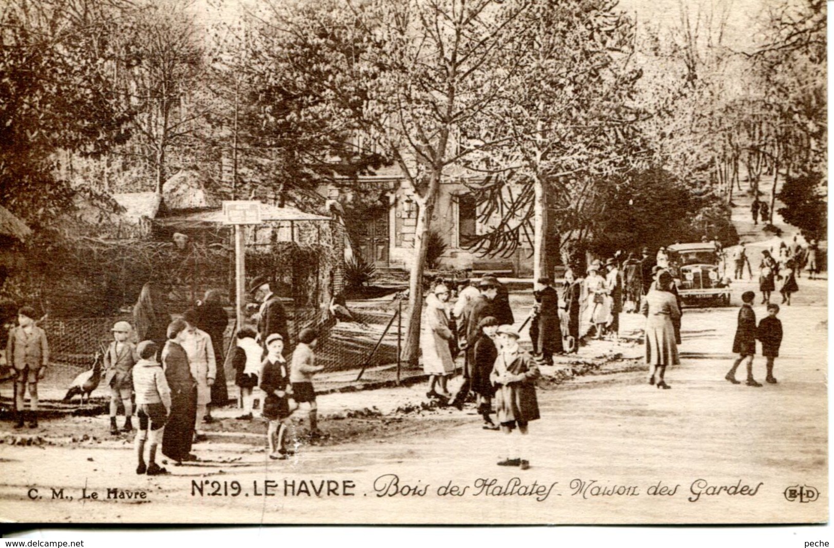 N°69491 -cpa Le Havre -bois Des Hallates-maison Des Gardes- - Forêt De Montgeon
