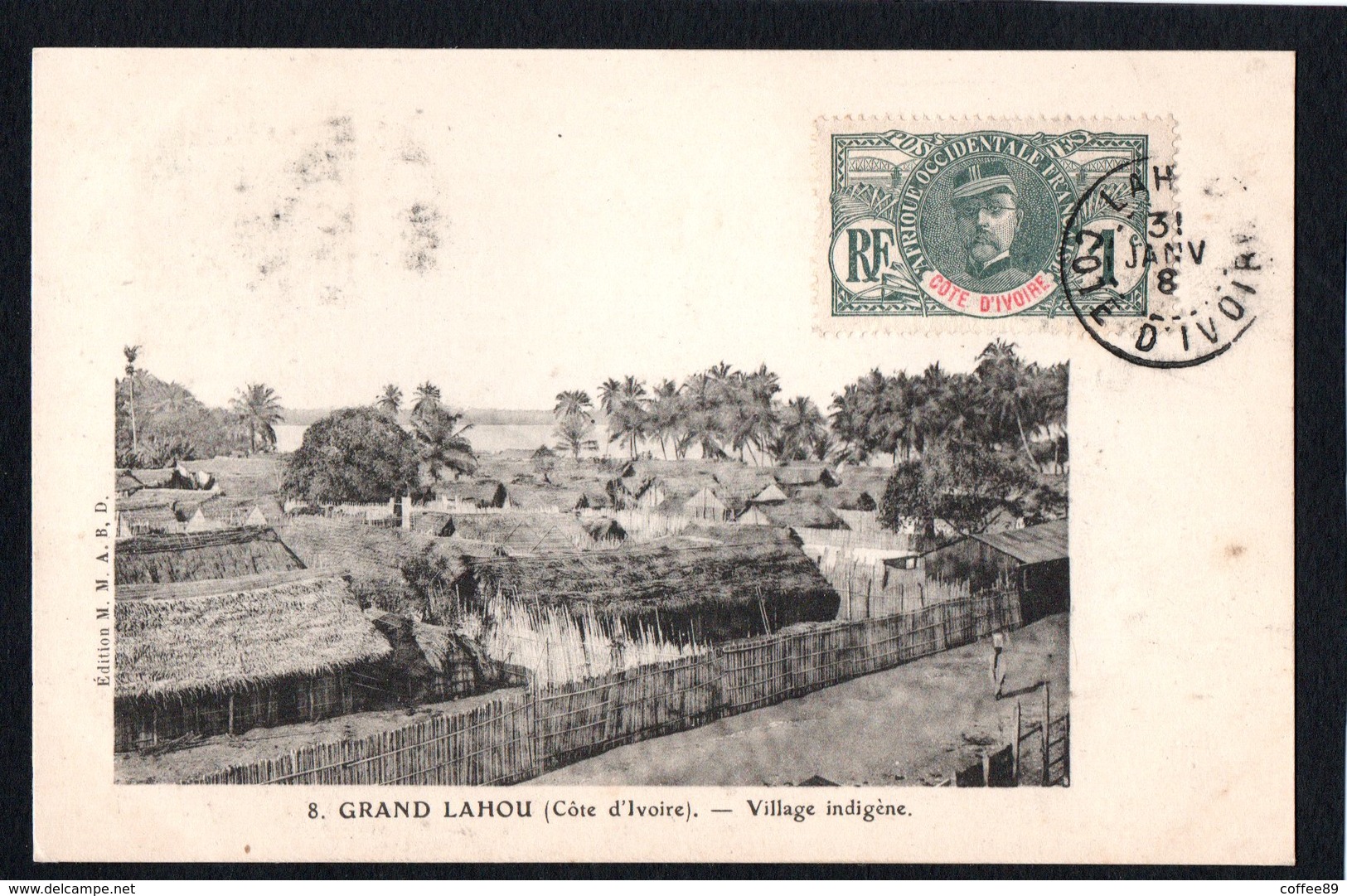 AFRIQUE - COTE D'IVOIRE - GRAND LAHOU - Village Indigène - Ivoorkust