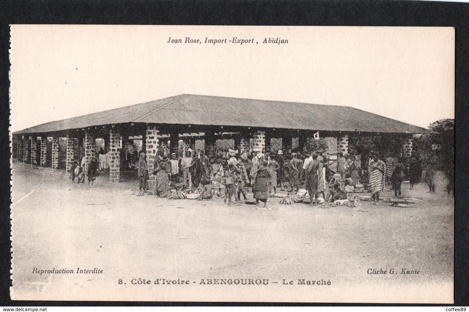 AFRIQUE - COTE D'IVOIRE - ABENGOUROU - Le Marché - Côte-d'Ivoire