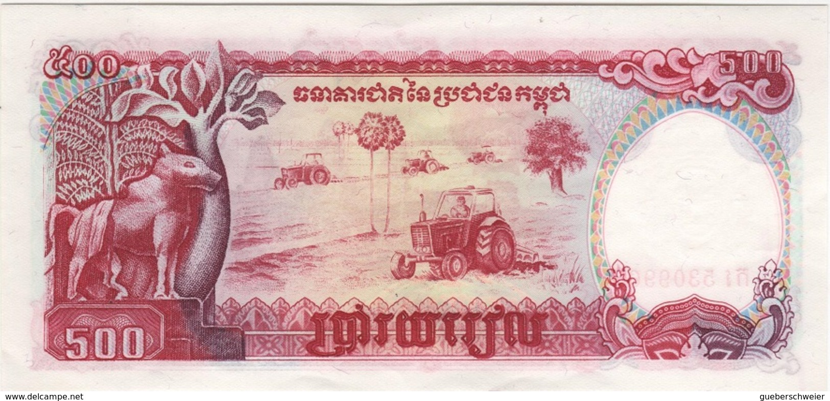 B33 - CAMBODGE Lot De 5 Billets 1er Choix - Cambodge