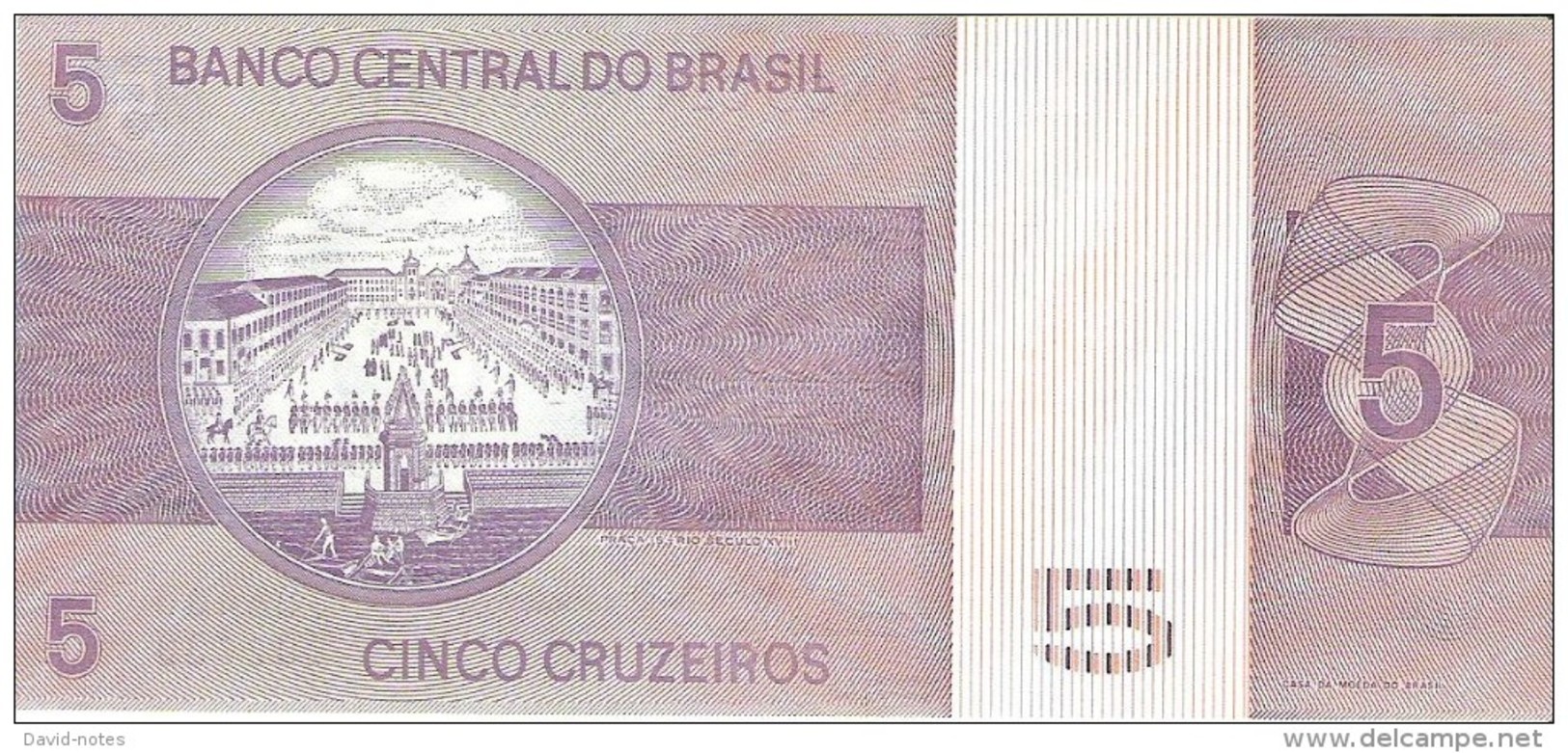 Brazil - Pick 192d - 5 Cruzeiros 1979 - Unc - Brésil