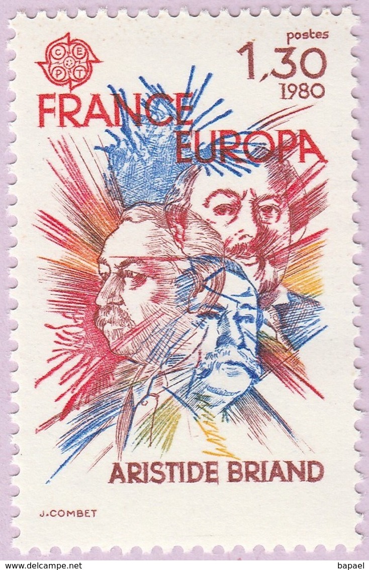 N° Yvert & Tellier 2085 - Timbre De France (Année 1980) - MNH - Aristide Briand - Nuovi