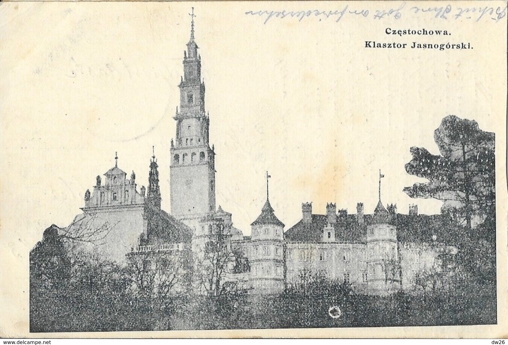 Czestochowa (Pologne) 1915 - Klasztor Jasnogorski (Monastaire) - Polonia