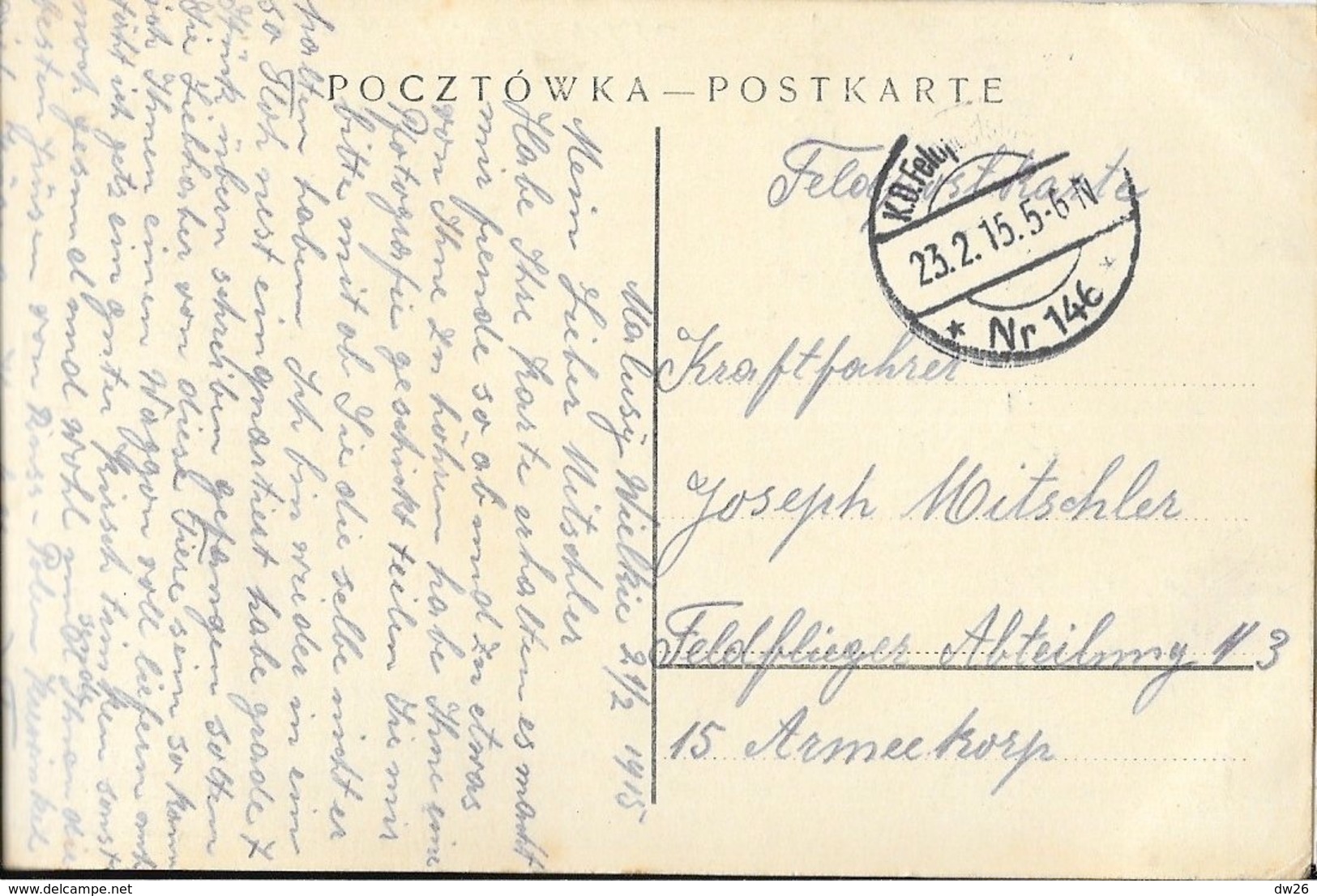 Czestochowa (Pologne) 1915 - Klasztor Jasnogorski (Monastaire) - Pologne