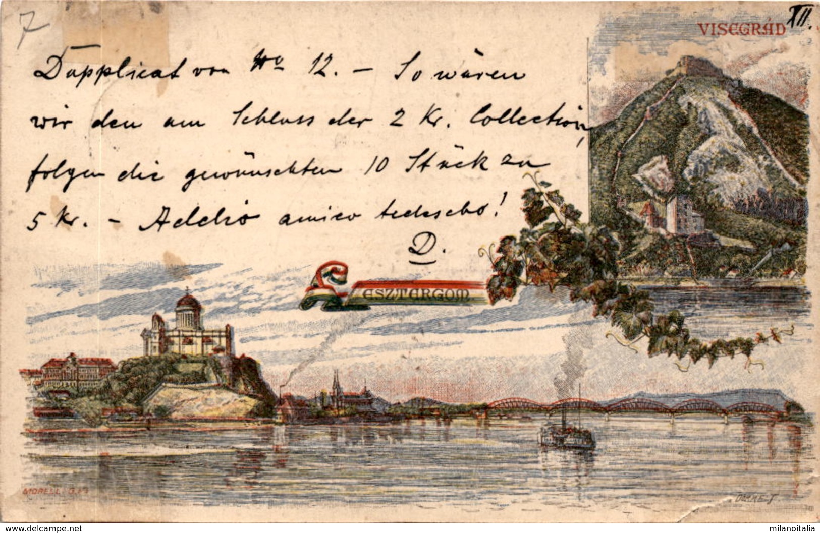 Esztergom - Visegrád * 27. Okt. 1896 - Ungarn