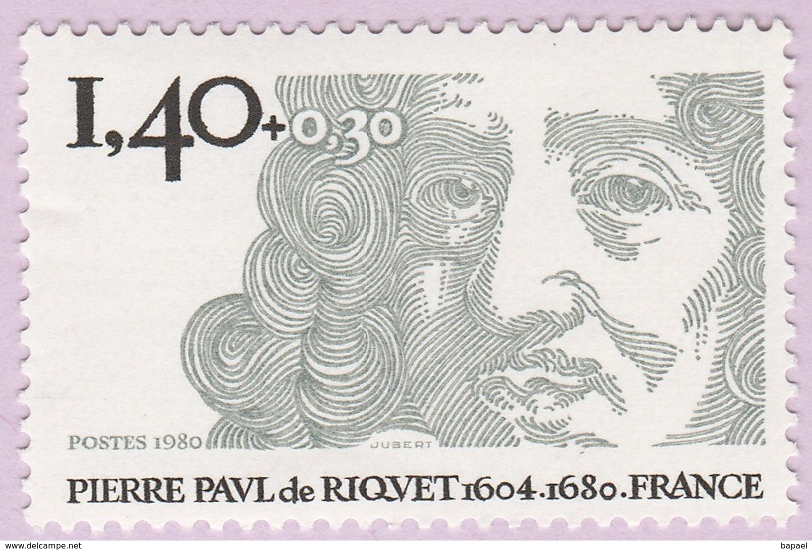 N° Yvert & Tellier 2100 - Timbre De France (Année 1980) - MNH - Pierre Paul De Riquet - Nuovi