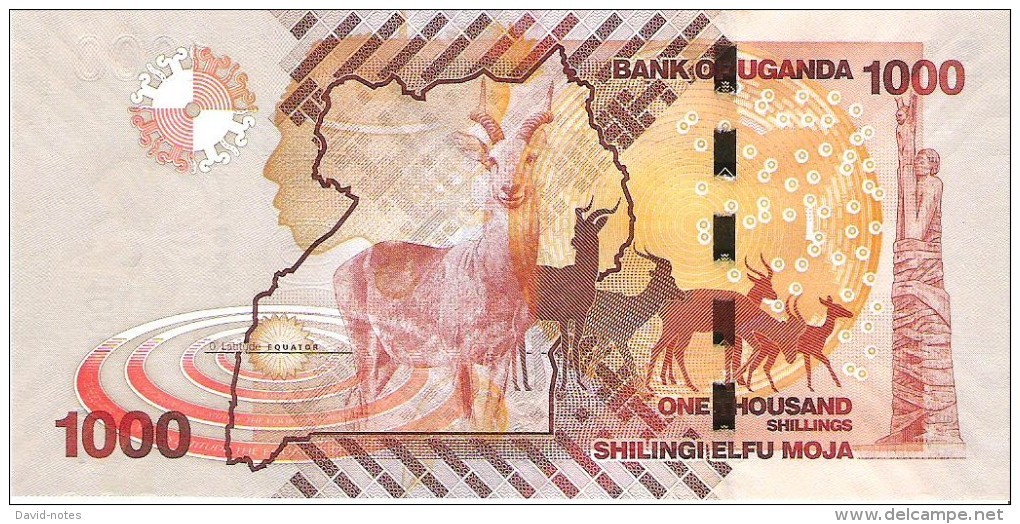 Uganda - Pick 49 - 1000 Shillings 2010 - Unc - Uganda