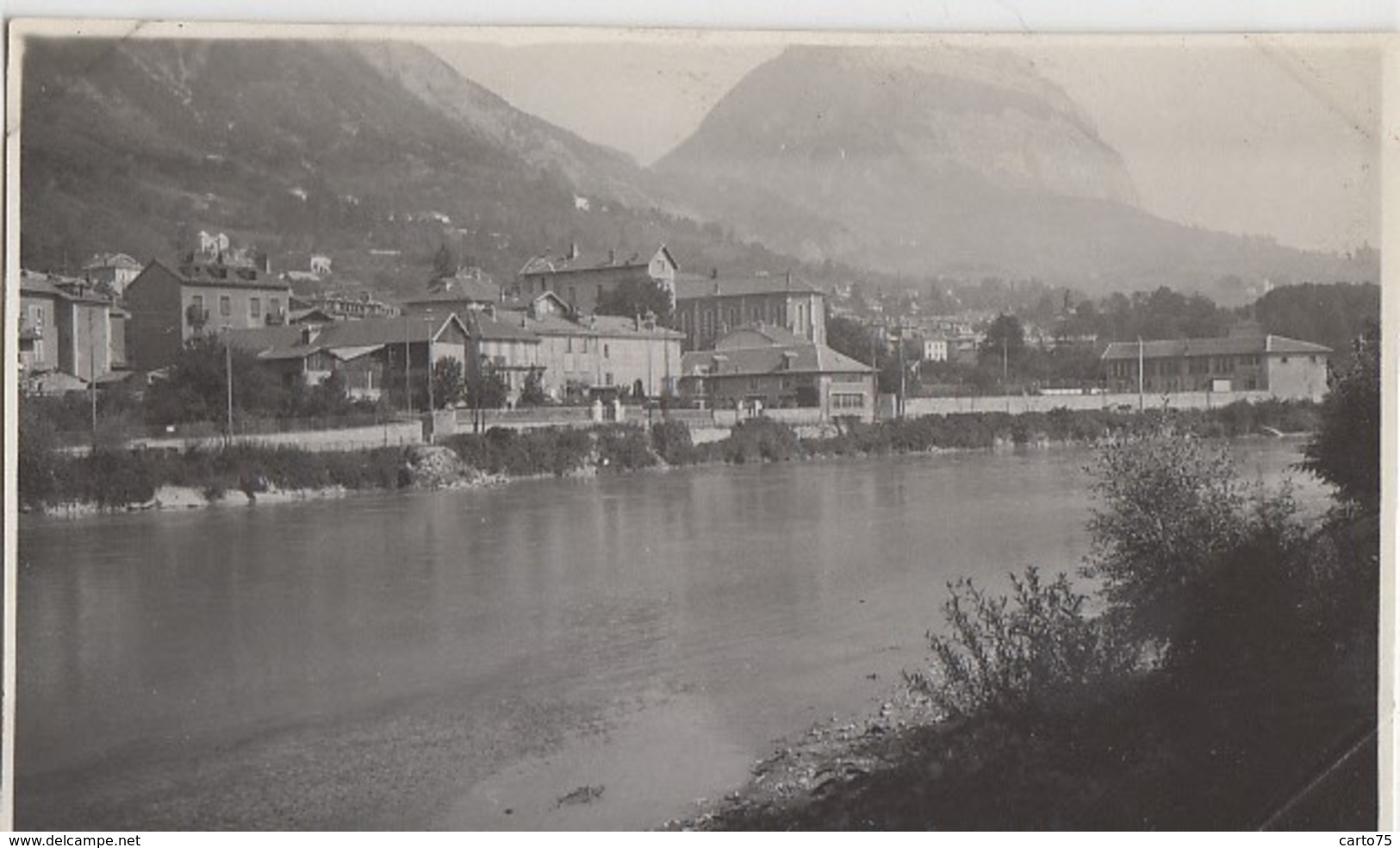 La Tronche 38 - Panorama Ville Et L'Isère - 1 Photographie - La Tronche