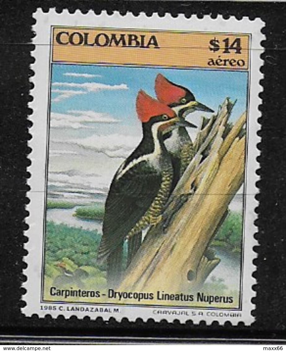 COLOMBIA MNH - 1985 Airmail - Fauna - Birds - 14 $ - Michel CO 1650 - Colombia