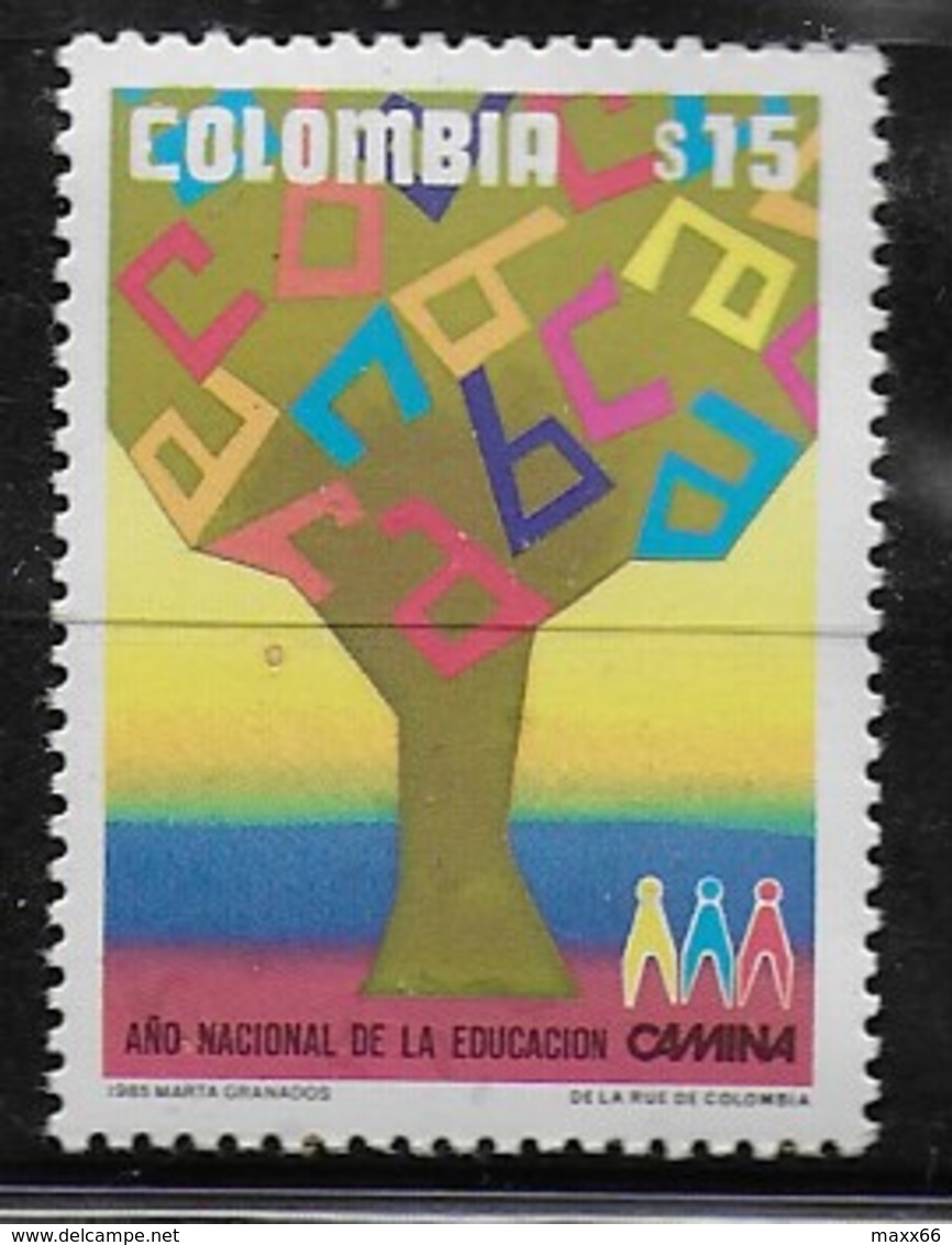 COLOMBIA MNH - 1985 National Education Year - 15 $ - Michel CO 1660 - Colombia