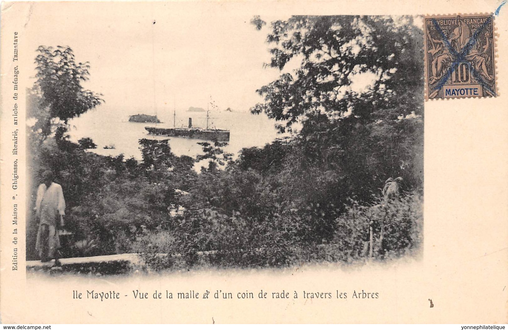 Mayotte / 13 - Vue De La Malle Et D'un Coin De Rade - Défaut - Mayotte