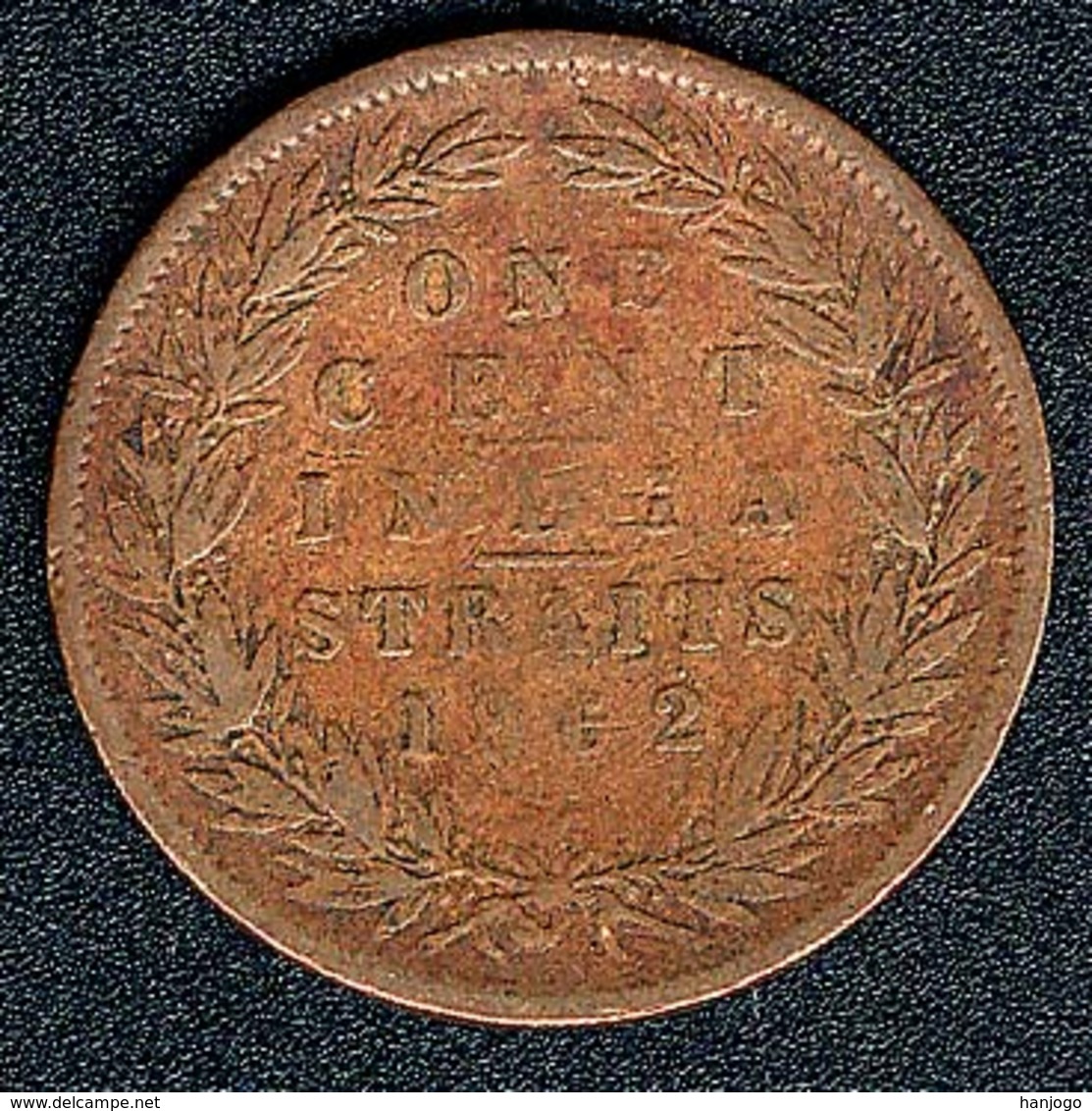 Straits Settlements, 1 Cent 1862 - Malaysia