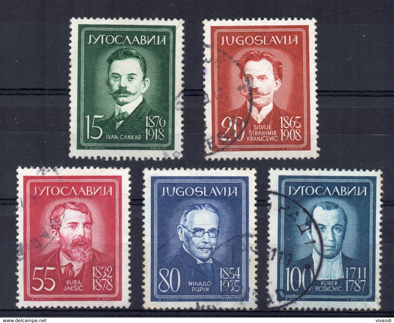 Yugoslavia - 1960 - Portraits (Part Set) - Used - Usados