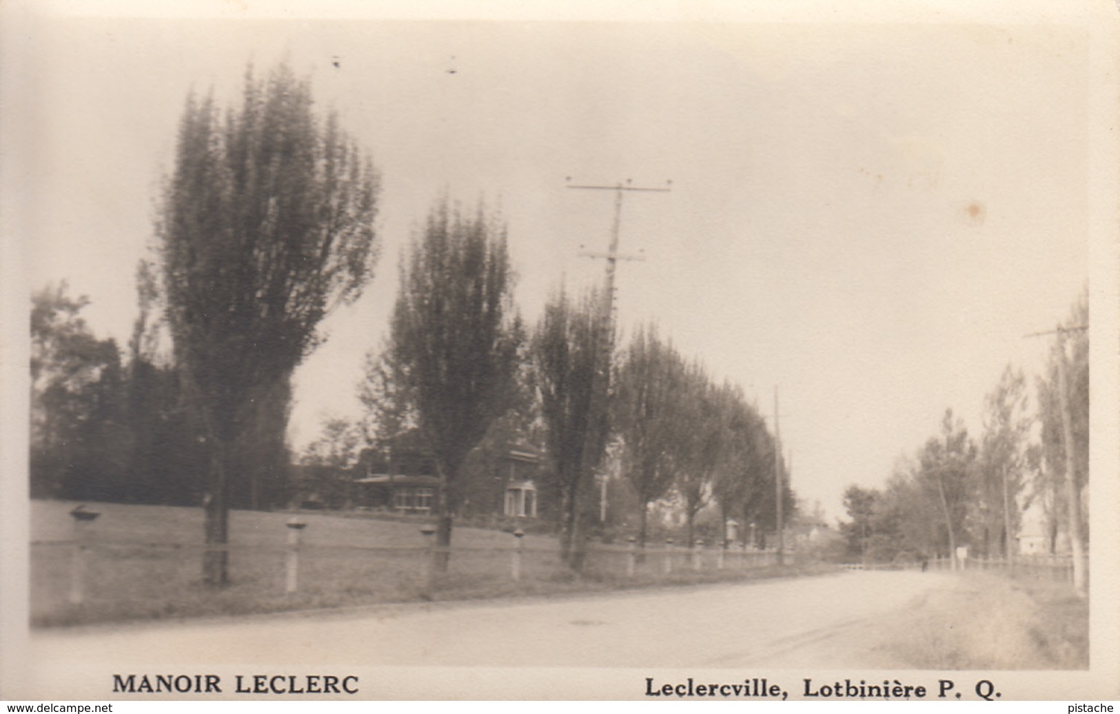 Real Photo - Leclercville Lotbinière Québec P.Q. Canada - Manoir Leclerc Hotel - VG Condition - 2 Scans - Other & Unclassified