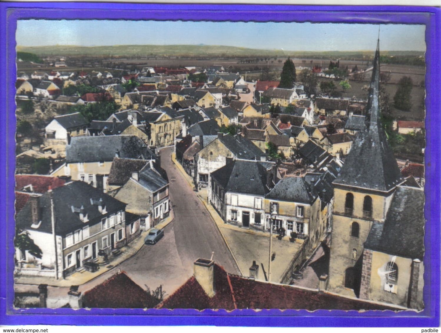 Carte Postale 18. Villequiers Vue D'avion  Très Beau Plan - Other & Unclassified