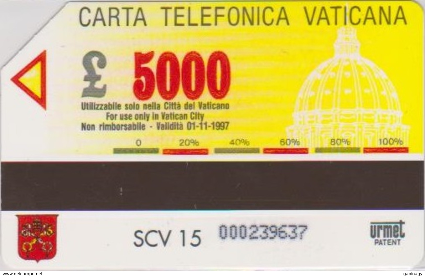 VATICAN - SCV-015 - ANGELO MUSICANTE - USED - Vaticano