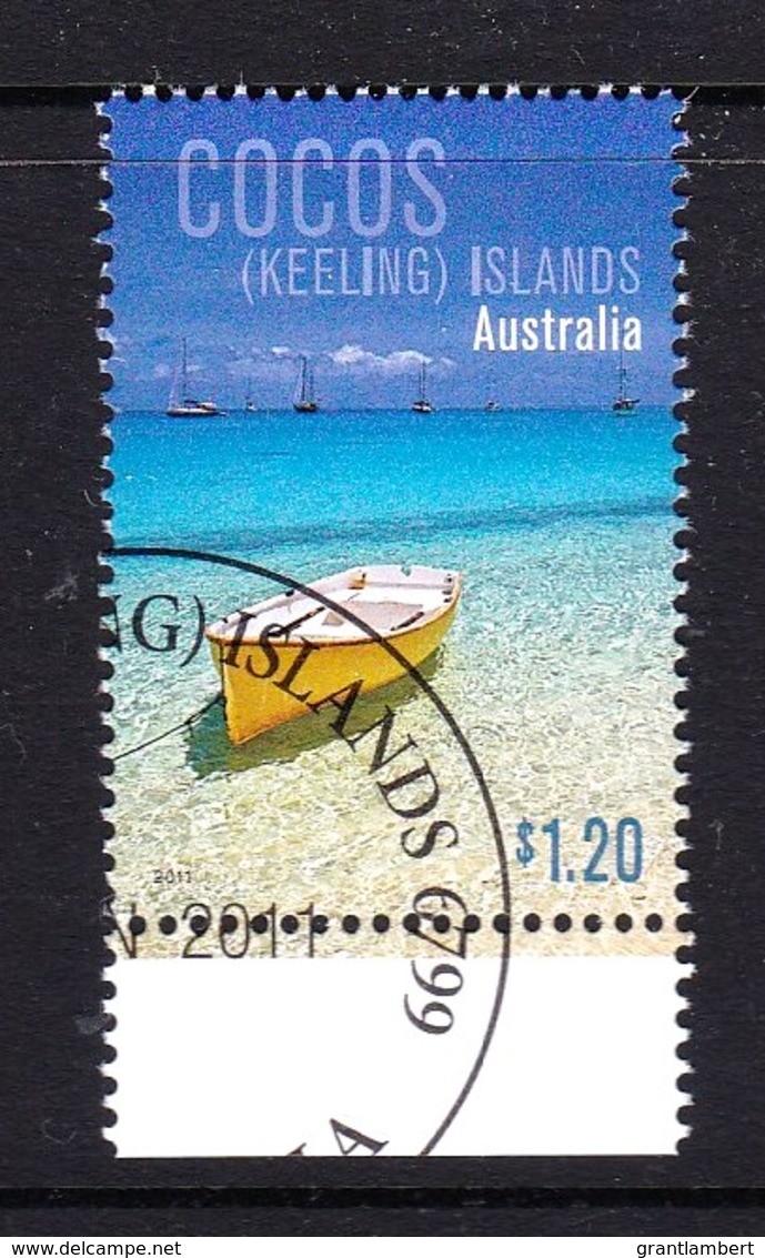 Cocos Islands 2011 Boats $1.20 Marginal CTO - Cocos (Keeling) Islands