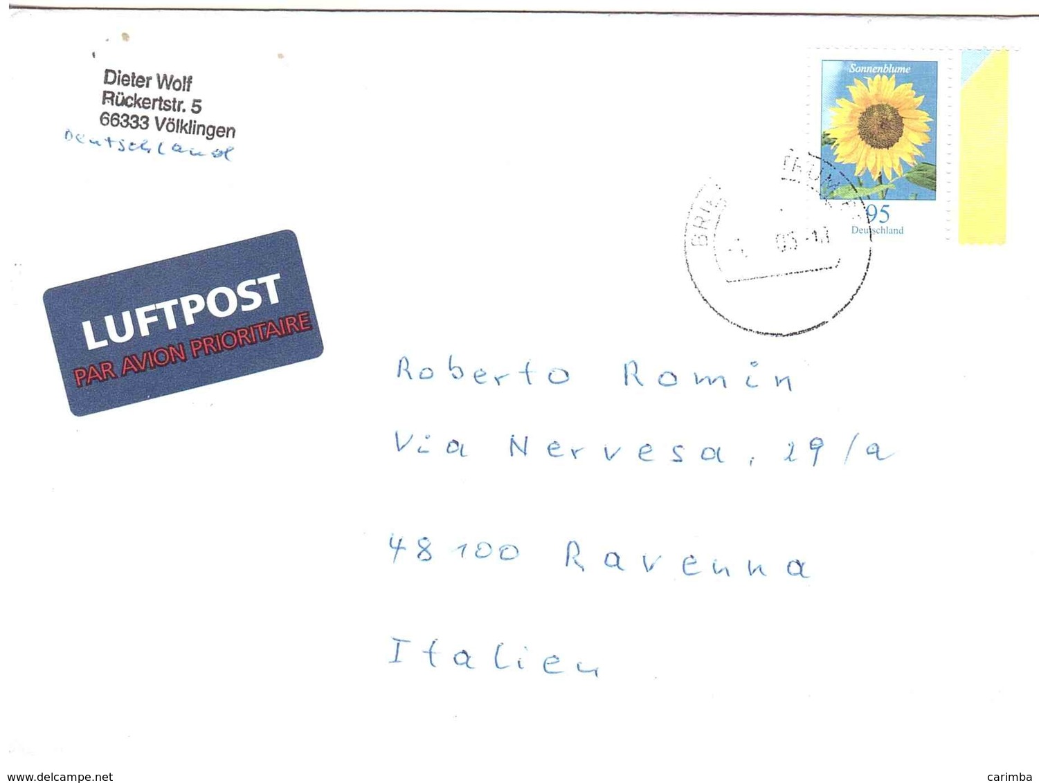 LETTERA X ITALY TEMATICA FIORI - Storia Postale