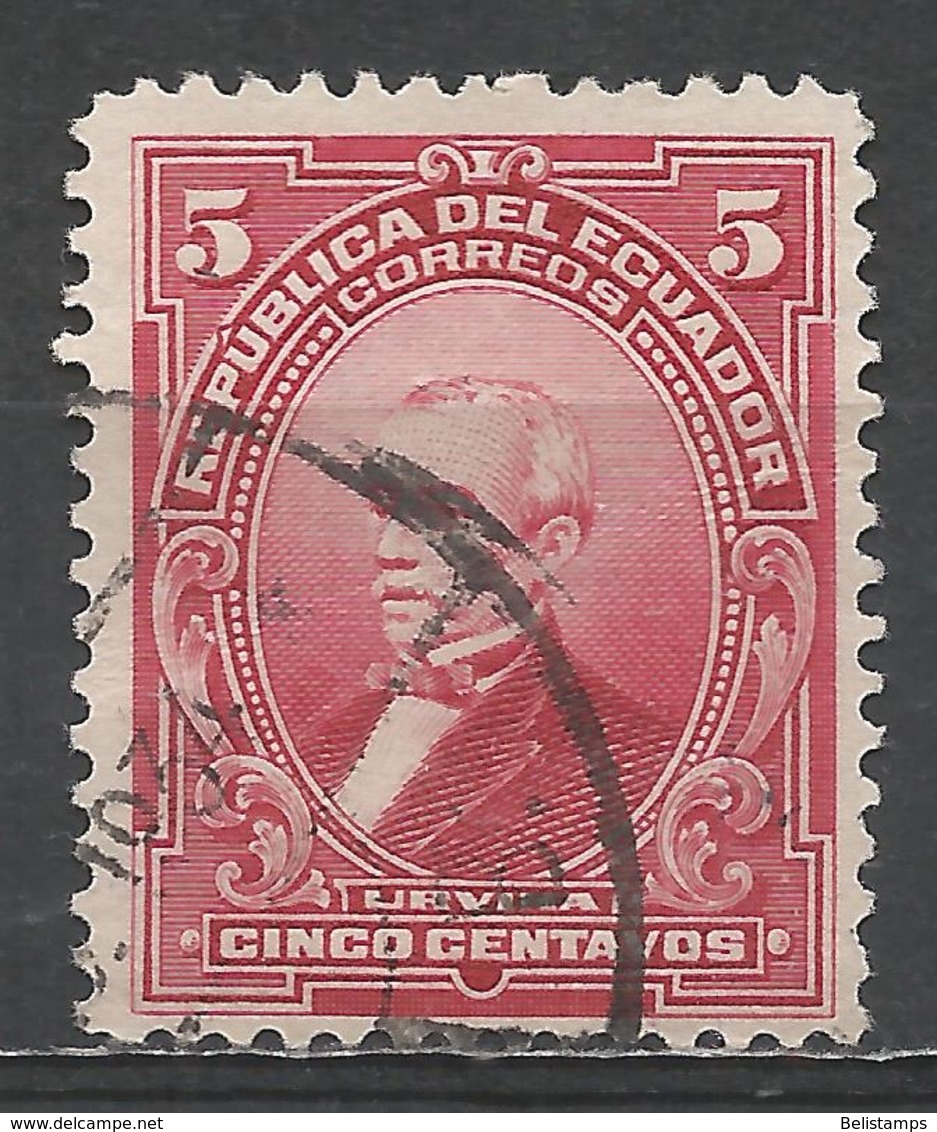 Ecuador 1925. Scott #208 (U) President, José M. Urvina - Ecuador