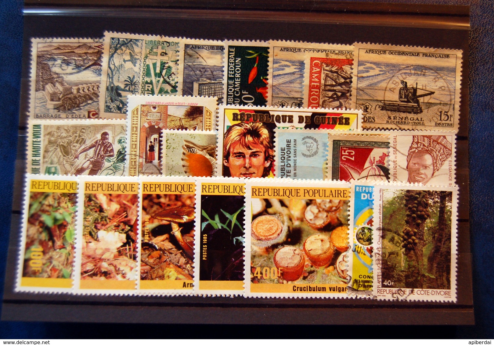 Afrique Africa - Small Batch Of 22 Stamps Used - Lots & Kiloware (mixtures) - Max. 999 Stamps