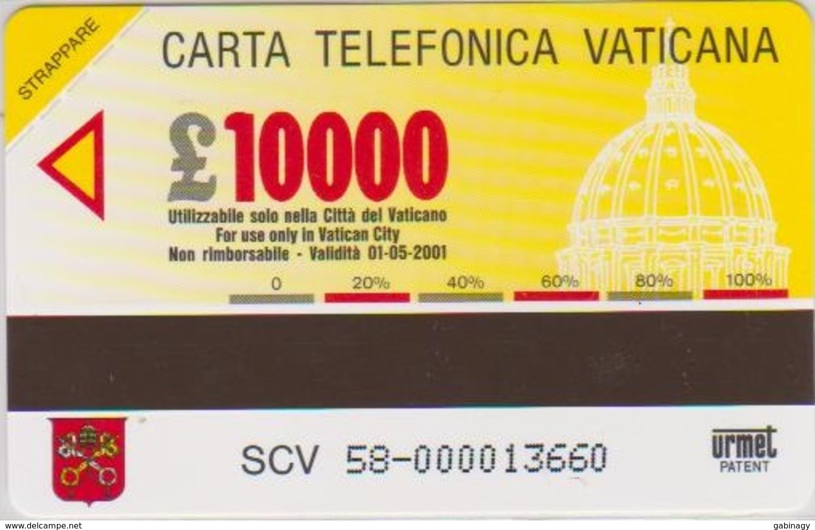 VATICAN - SCV-058 - COATS - MINT - Vaticano