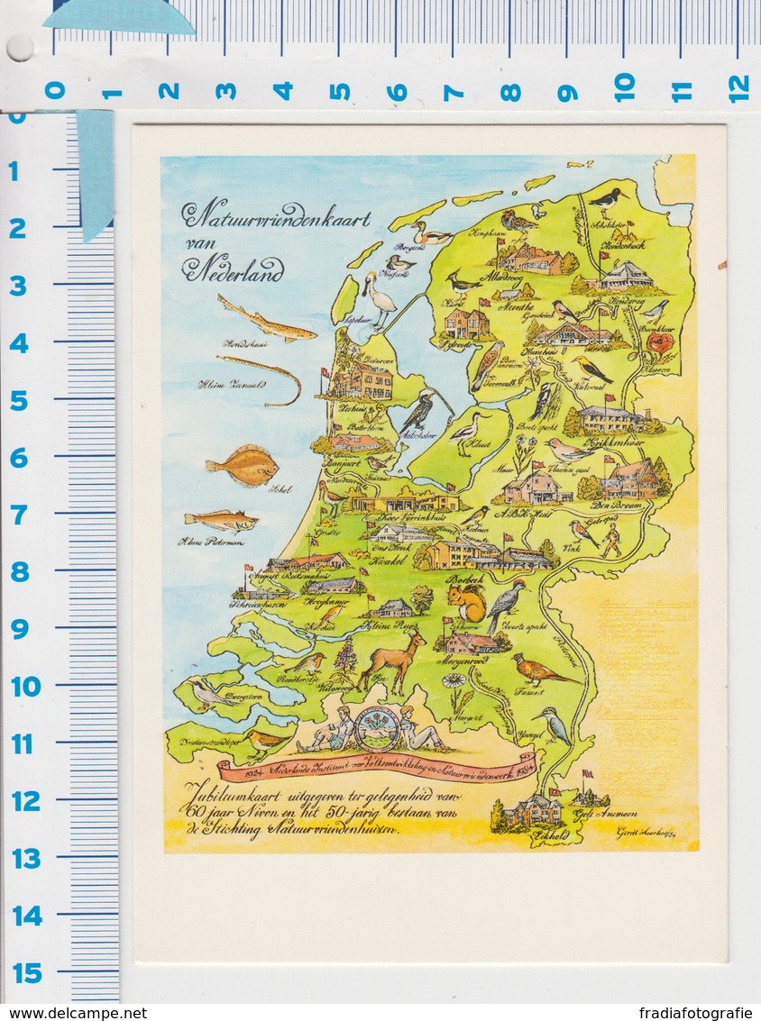 Natuurvriendenkaart Van Nederland 1984 (1) - Autres & Non Classés