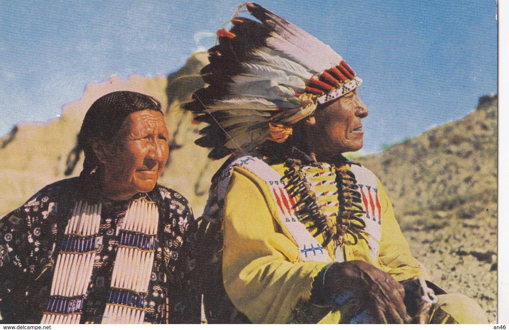 INDIAN CHIEF AND SQUAW   AUTENTICA 100% - Inde