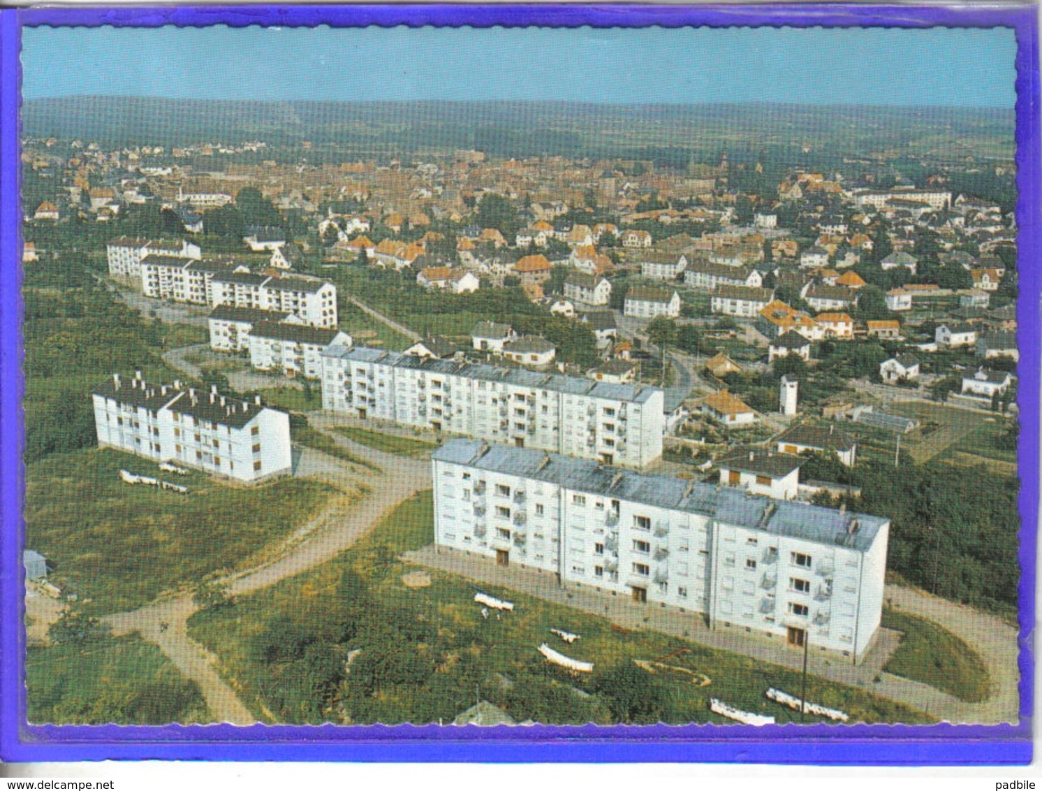 Carte Postale 67. Molsheim Et Les HLM  Vue D'avion Très Beau Plan - Molsheim