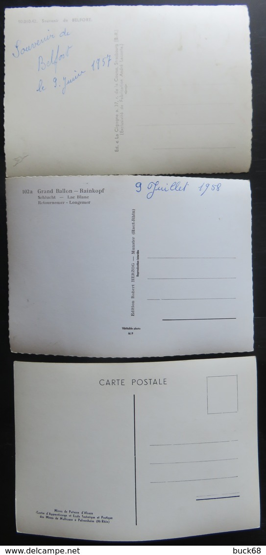 Lot de 60 cartes postales anciennes et modernes Alsace Monde - tous les détails dans la description / see description