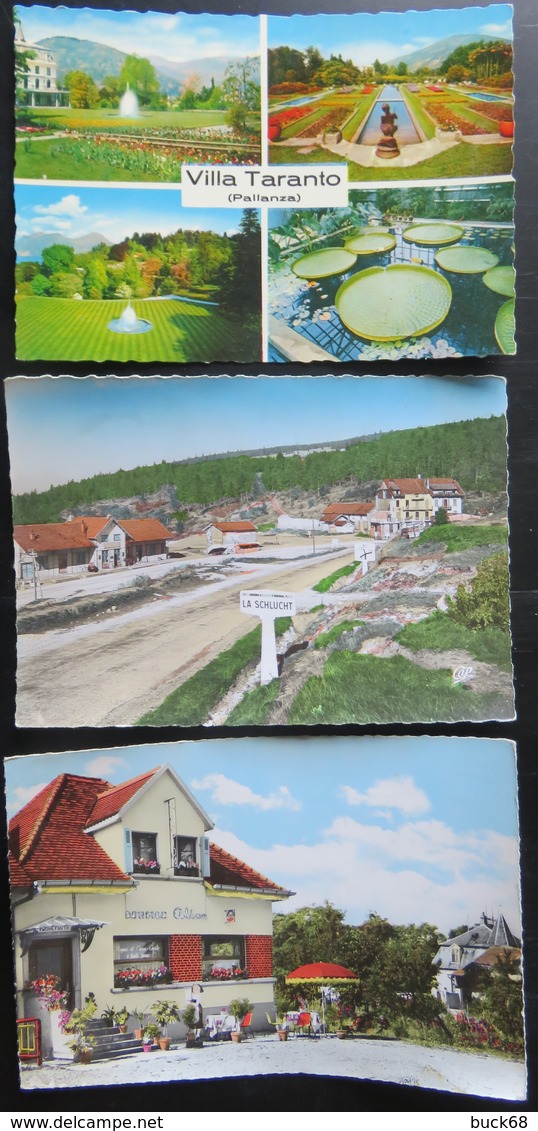 Lot de 60 cartes postales anciennes et modernes Alsace Monde - tous les détails dans la description / see description