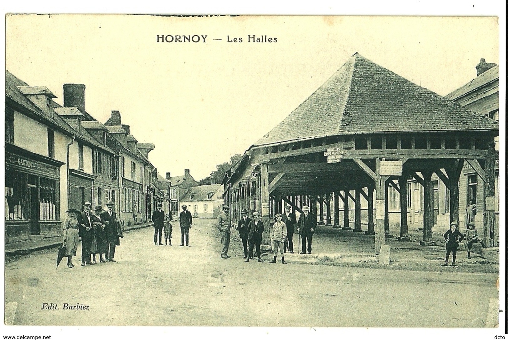 HORNOY Les Halles  Ed Barbier - Hornoy Le Bourg