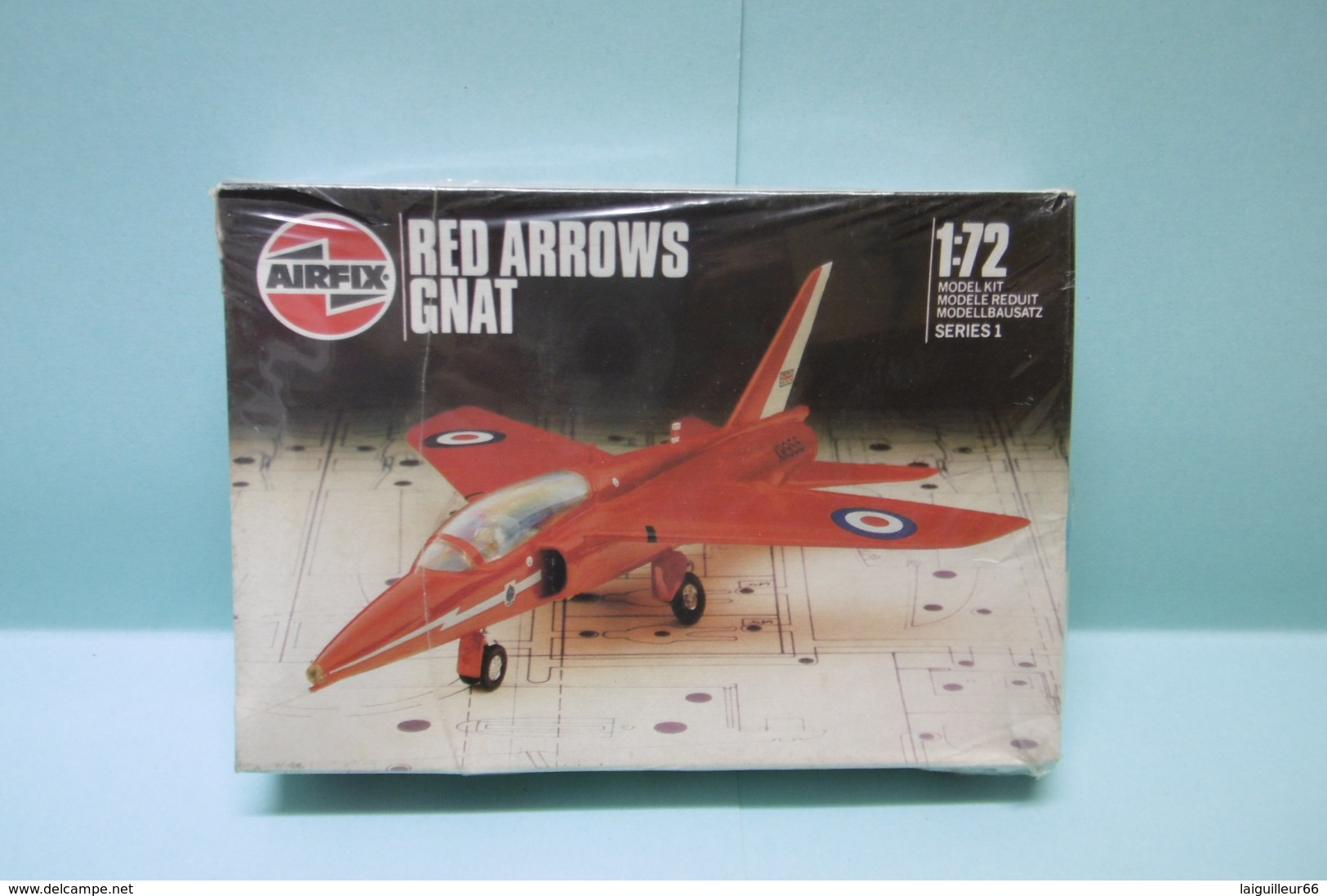 Airfix - AVION RED ARROWS GNAT RAF XR955 Maquette Plastique Réf. 9 61036 Neuf NBO 1/72 - Avions