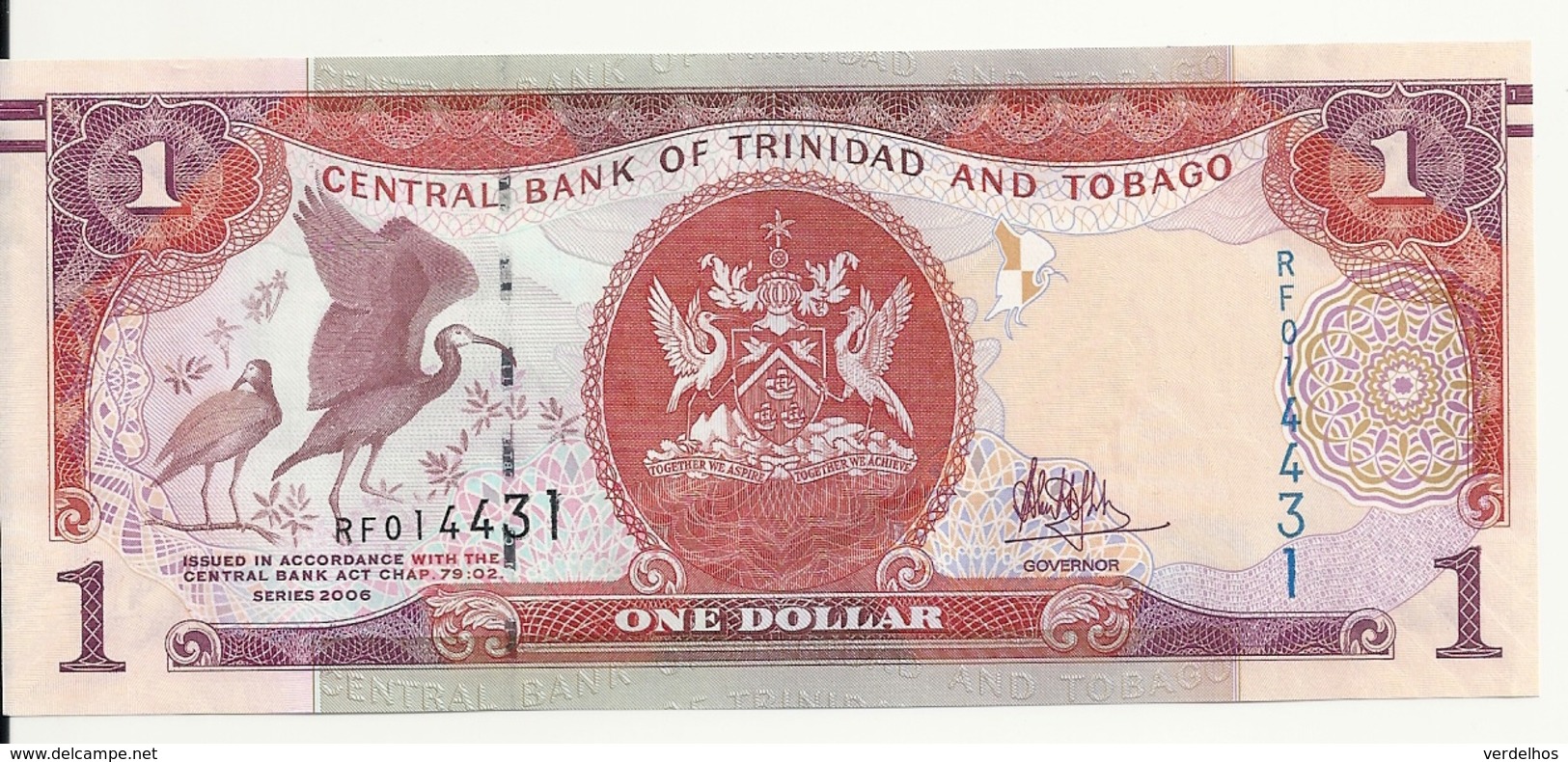 TRINIDAD ET TOBAGO 1 DOLLAR 2006(2017) UNC P 46 C - Trinité & Tobago