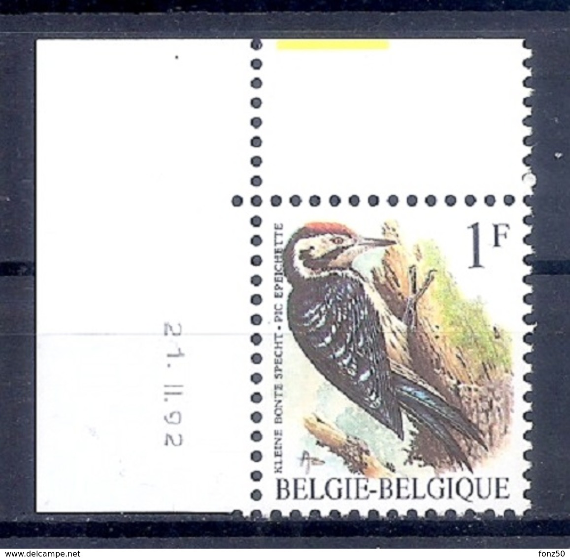 123 * BUZIN Datumstrook * Nr 2349 * 21-2-92 * Postfris Xx * DOF WIT PAPIER - 1985-.. Oiseaux (Buzin)