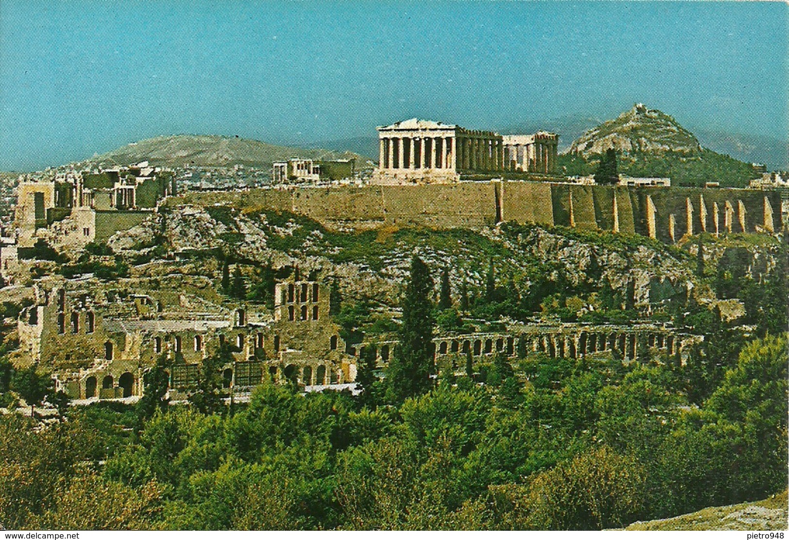 Athenes, Athens (Atene, Grecia) The Akropolis, L'Acropole, L'Acropoli - Grecia