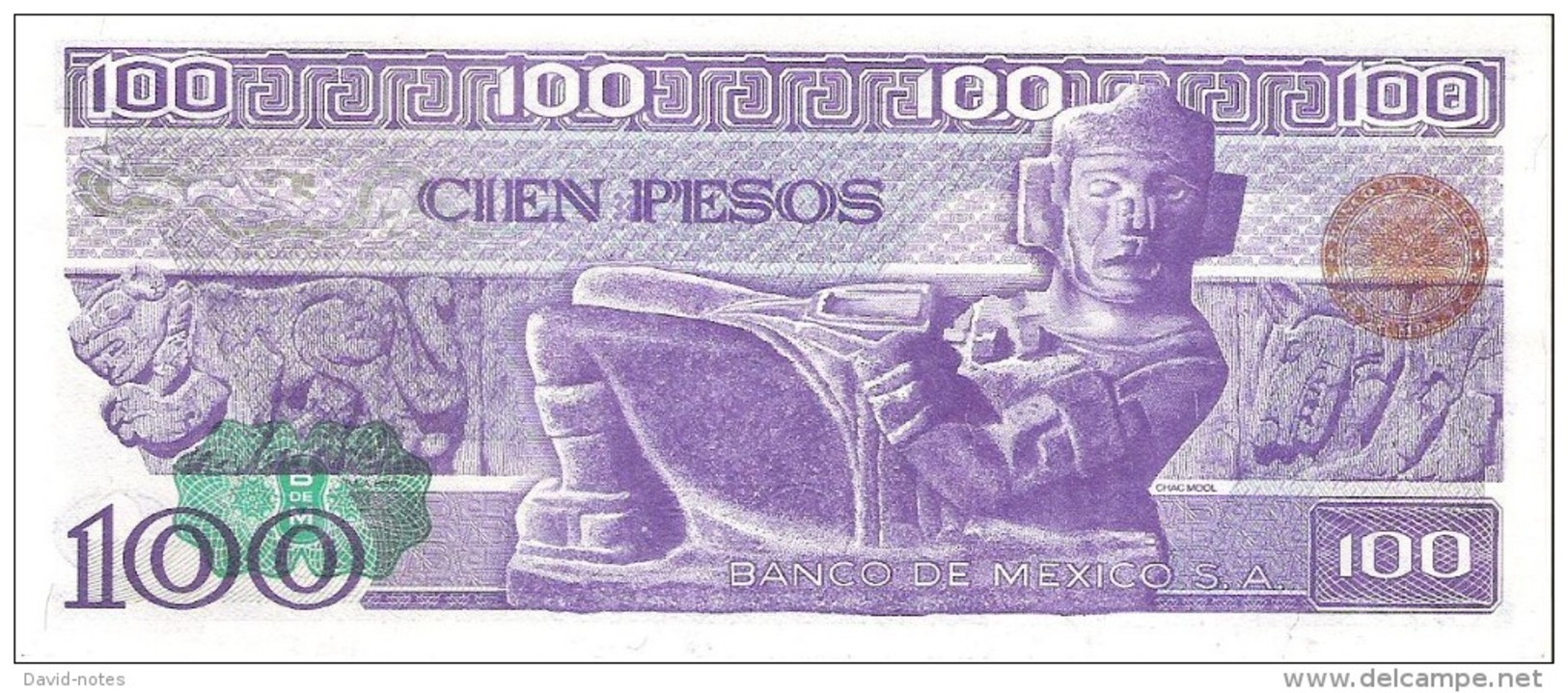 Mexico - Pick 68 - 100 Pesos 1979 - Unc - Mexique